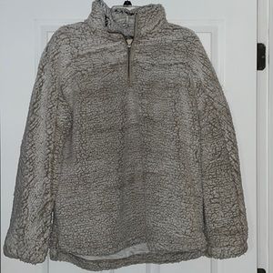 Grey Sherpa Quarter Zip
